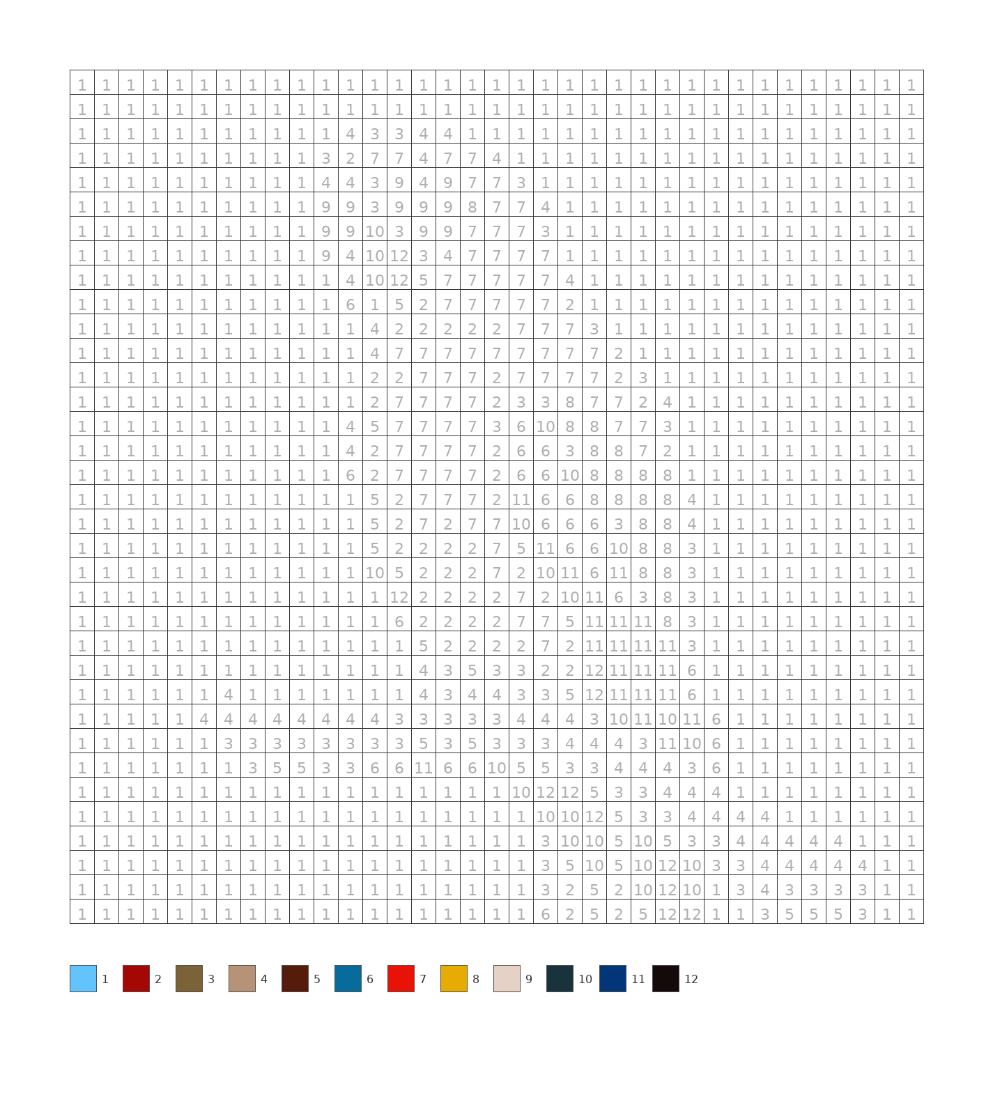Medium density coloring page