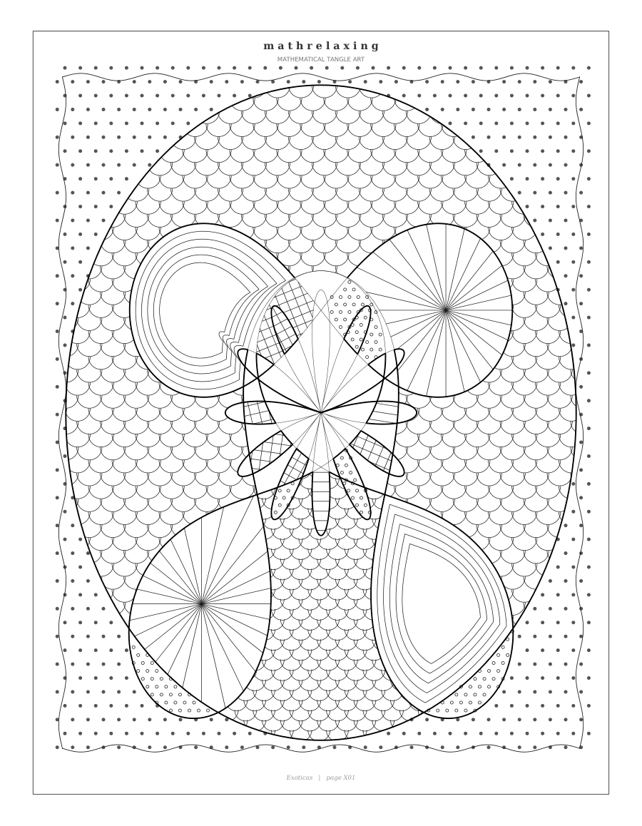 Lemniscate coloring page
