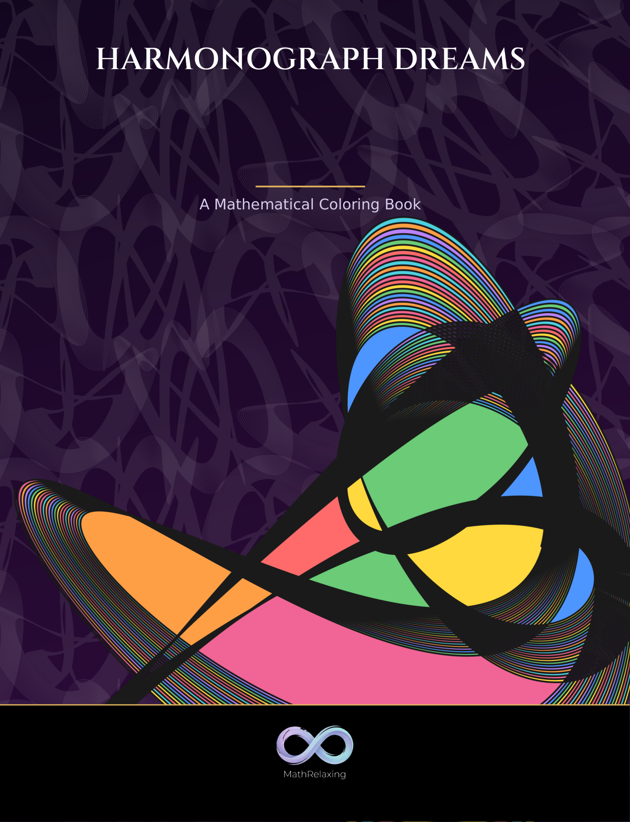 Harmonograph Dreams coloring book cover